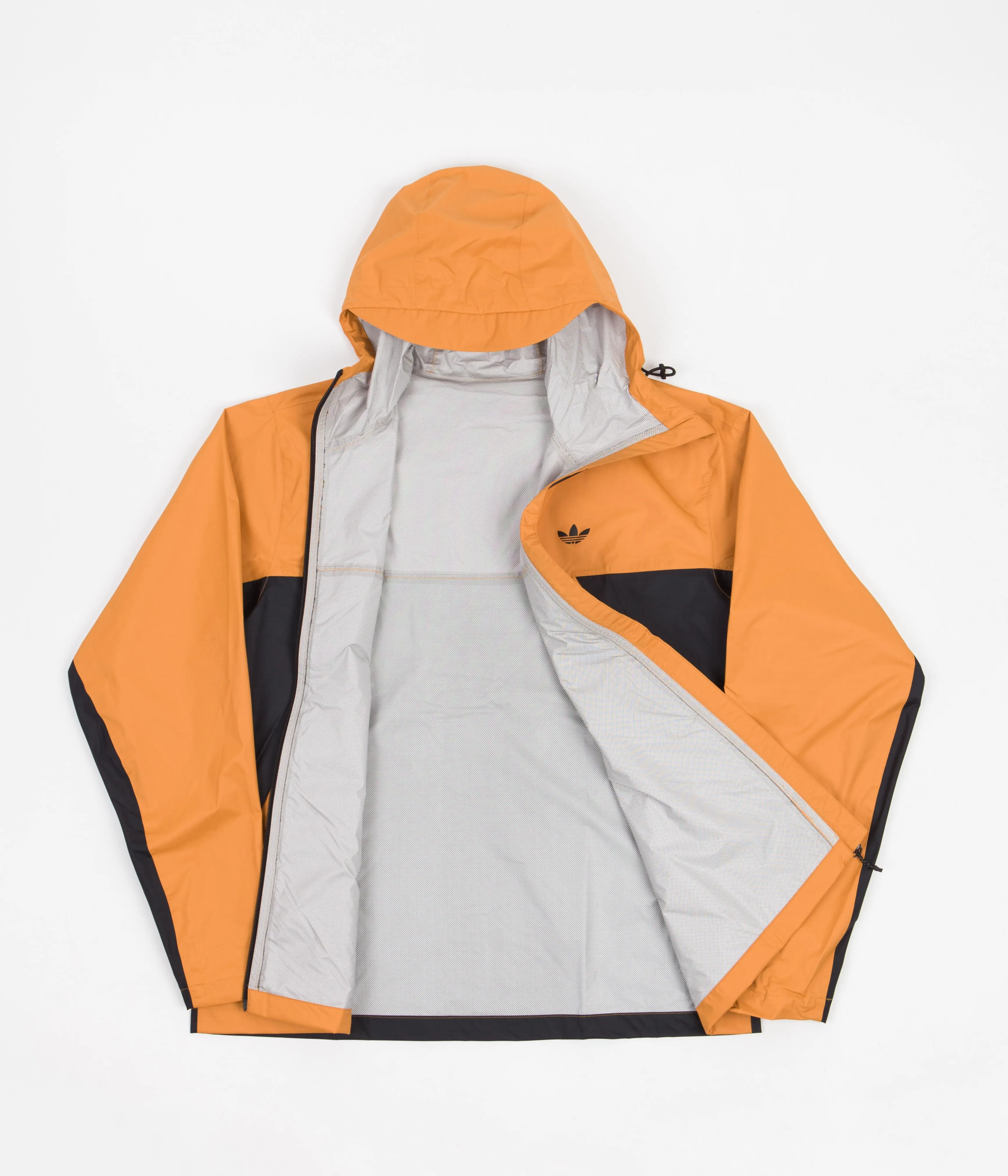 Adidas Tech Shell Jacket - Black / Focus Orange