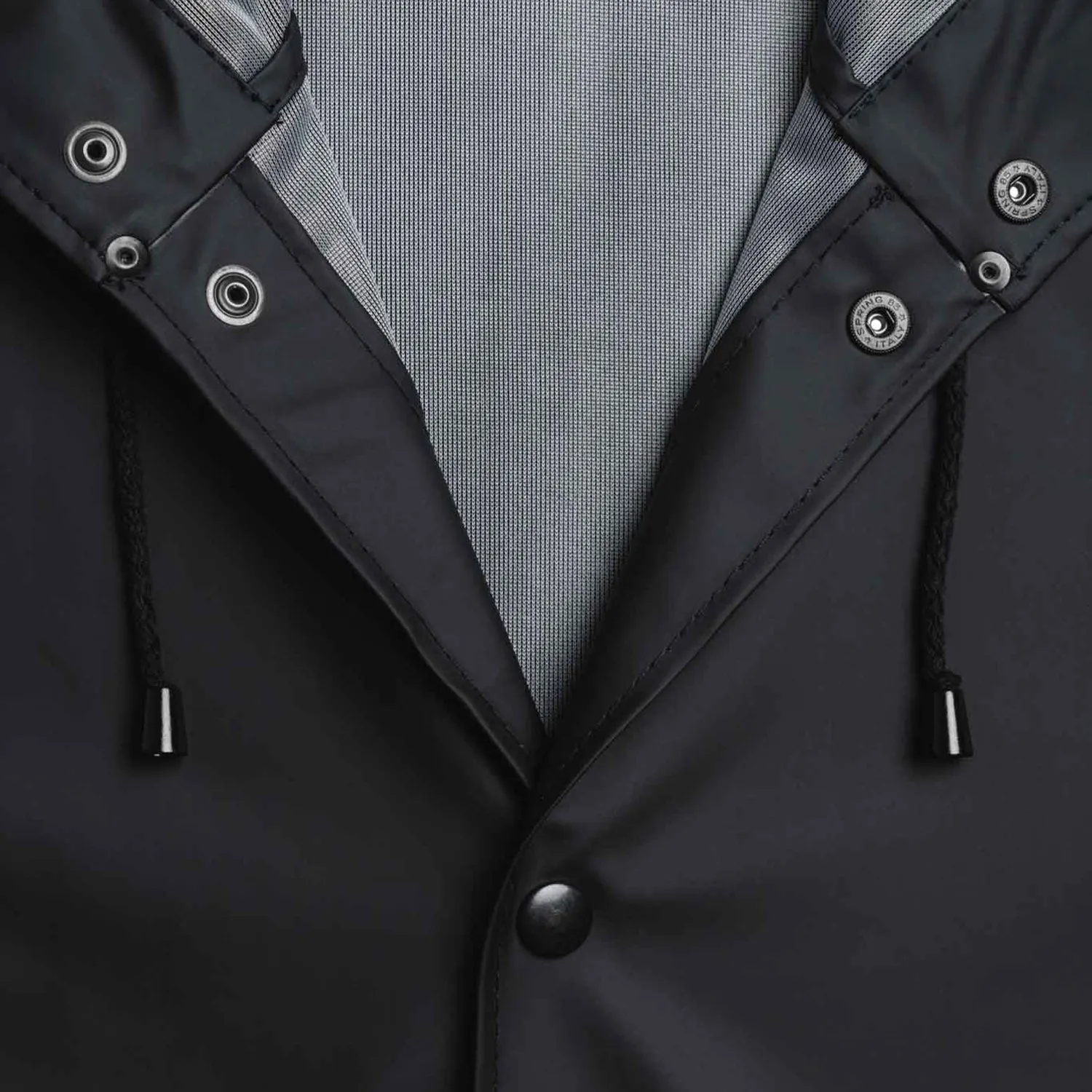 Adults Lightweight Stockholm Raincoat - Black