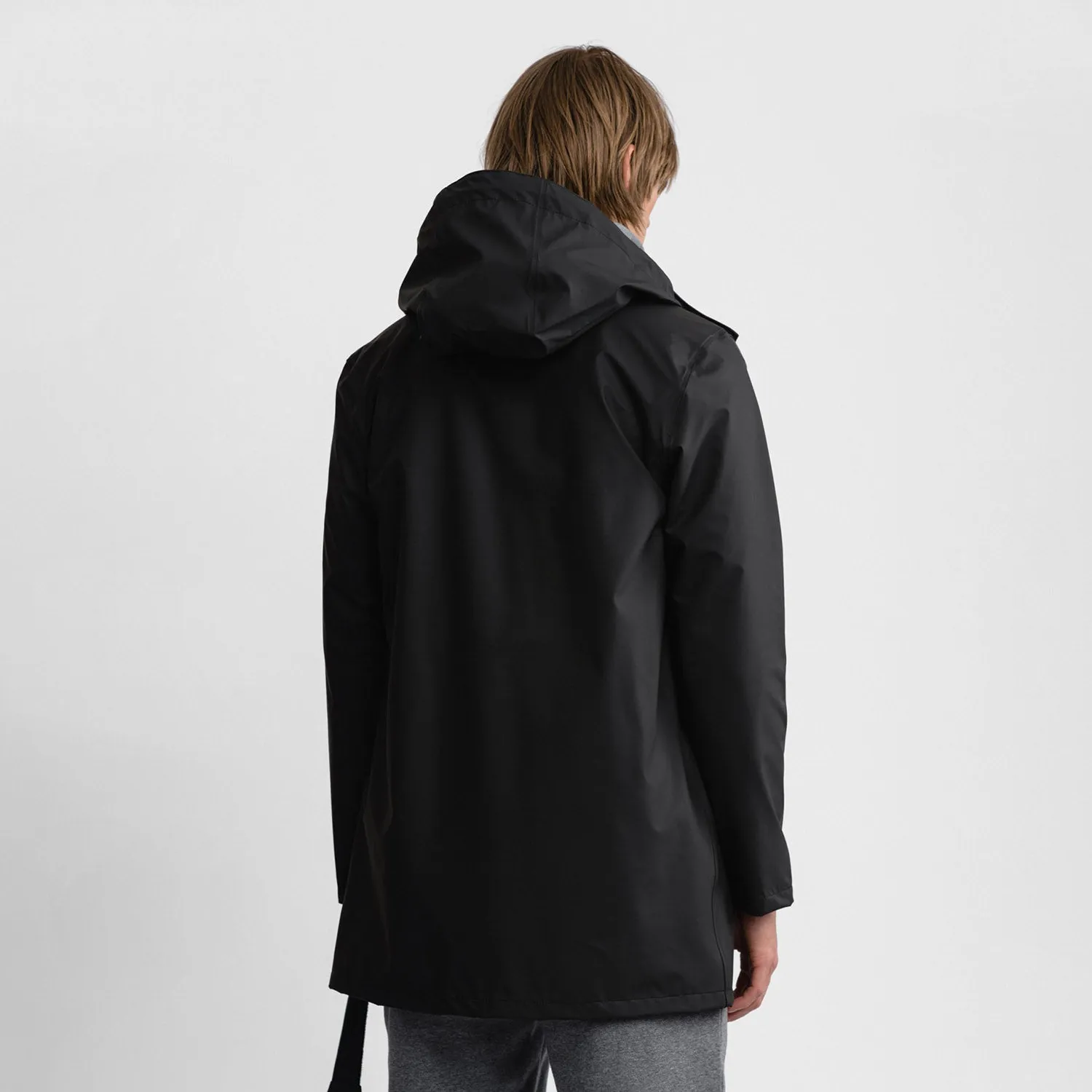 Adults Lightweight Stockholm Raincoat - Black