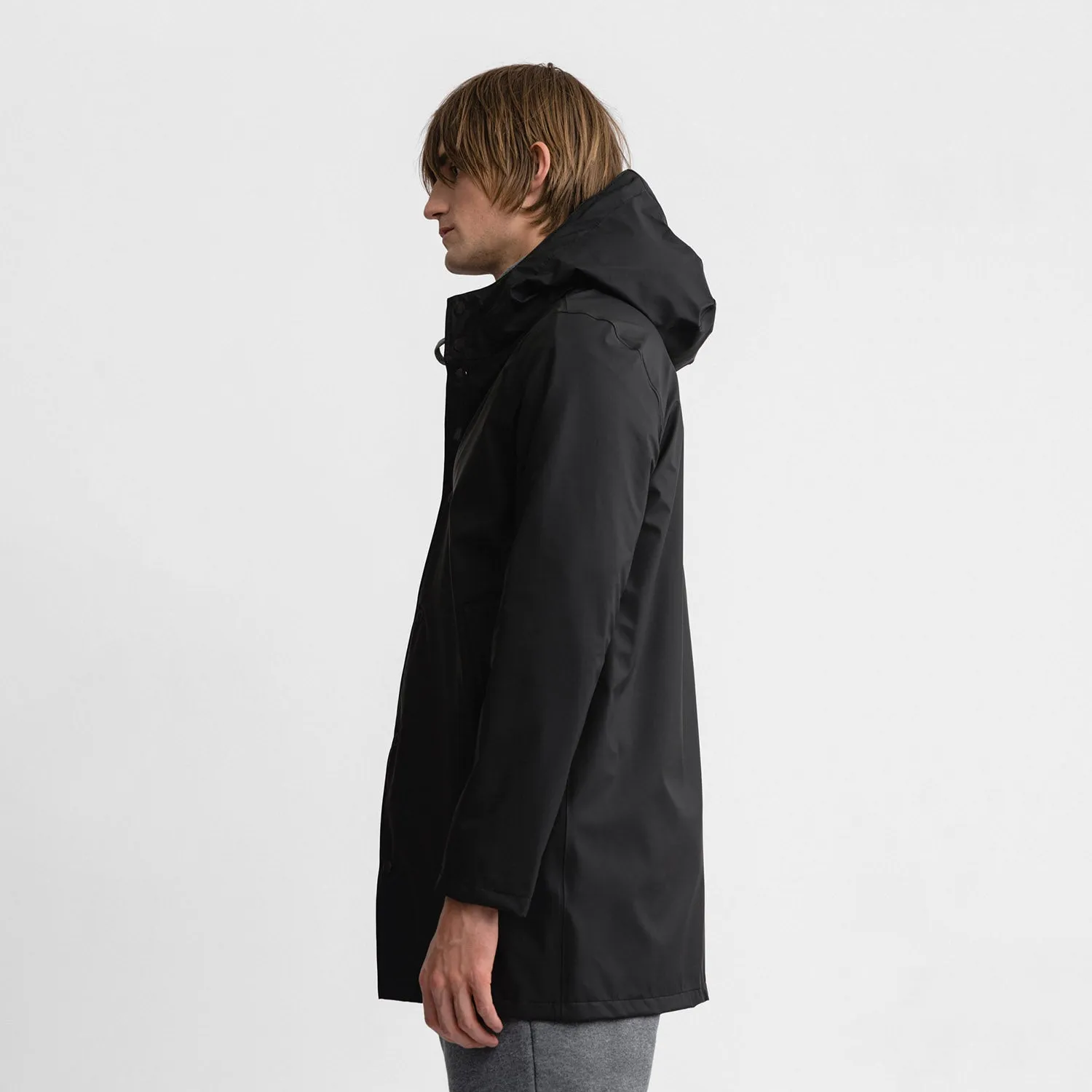 Adults Lightweight Stockholm Raincoat - Black