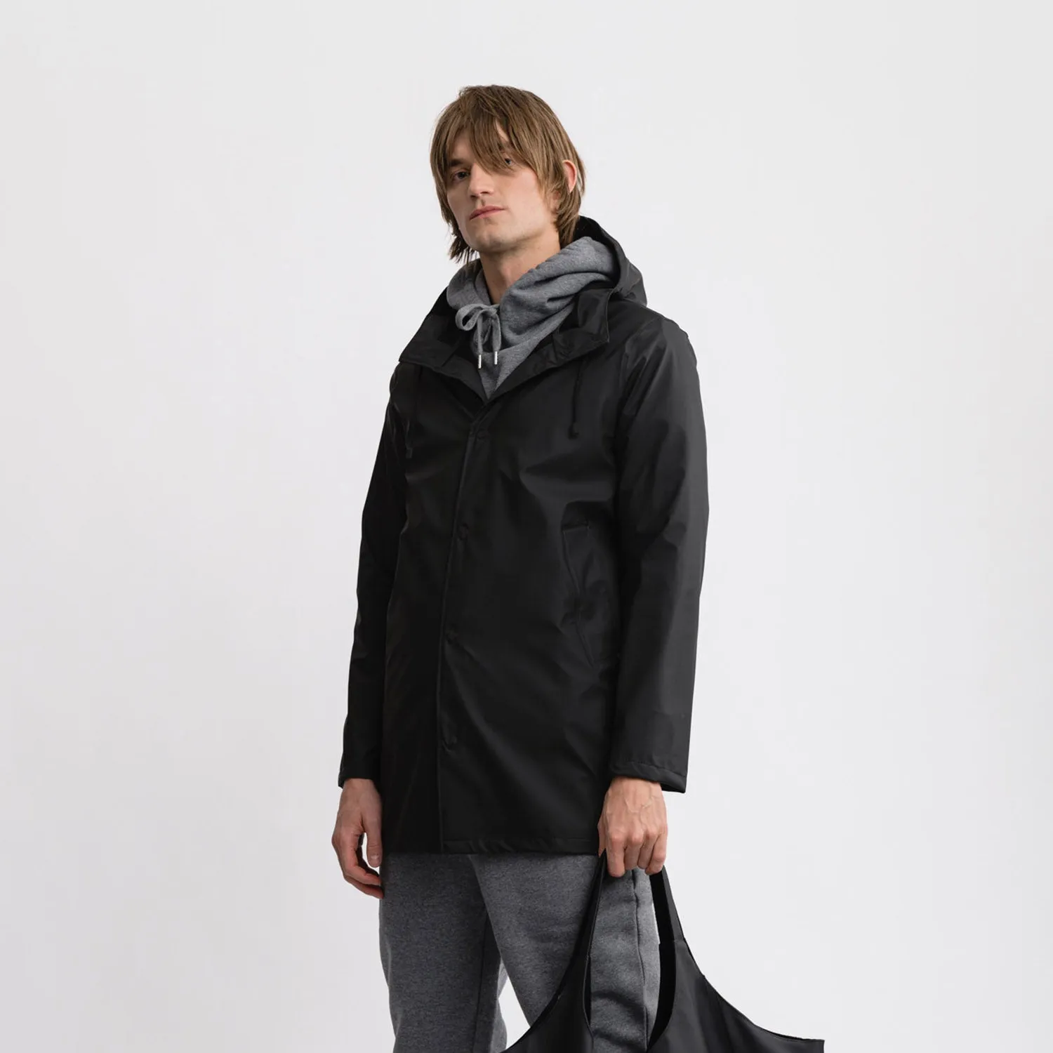 Adults Lightweight Stockholm Raincoat - Black