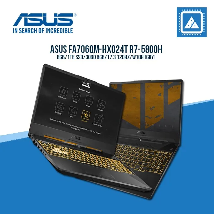 ASUS TUF GAMING A15 FA706QM-HX024T R7-5800H