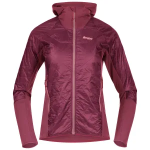 Bergans Women&#x27;s Cecilie Light Insulated Hybrid Jacket Dark Creamy Rouge/Creamy Rouge | Buy Bergans Women&#x27;s Cecilie Light Insulated Hybrid Jacket Dark Creamy Rouge/Creamy Rouge here | Outnorth
