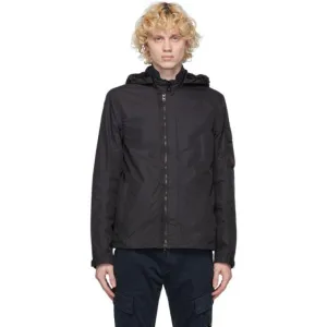 C.P. Company Black Micro-M Goggle Overshirt Jacket