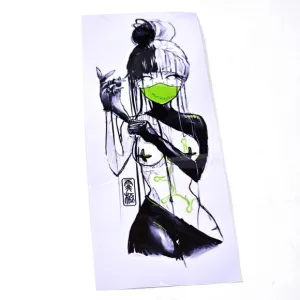 Demon Nurse Anime Decal | Let Me Get My Gloves On First Waterproof Sticker