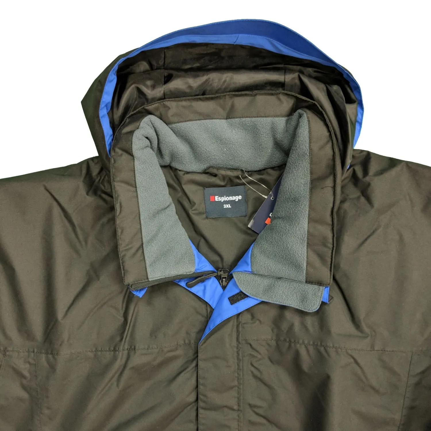 Espionage Waterproof Coat - JT055W - Black / Royal