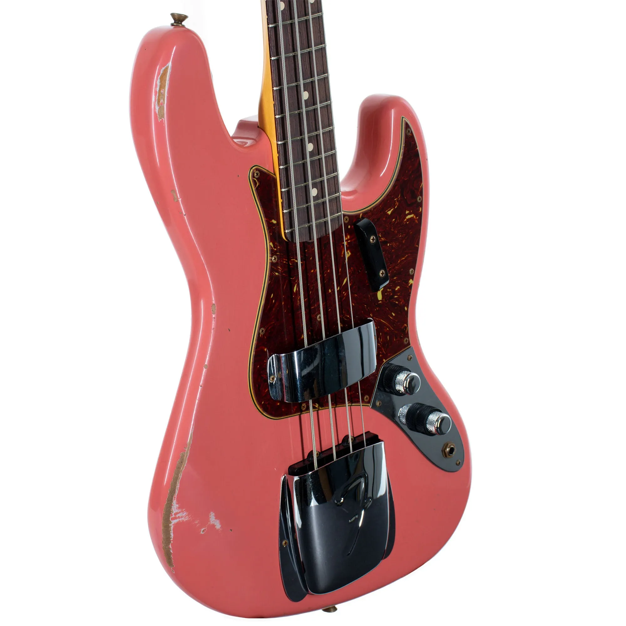 Fender Custom Shop Limited Edition '60 Jazz Bass Relic, Super Faded Aged Tahitian Coral