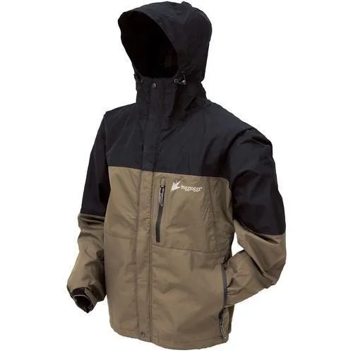 Frogg Toggs Toad Rage 2-Tone Jacket Stone/Black - XL