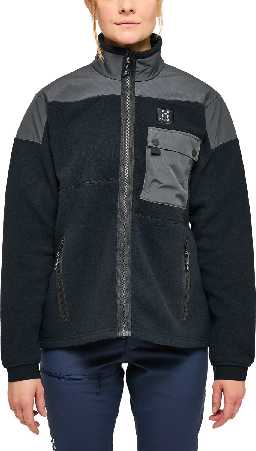 Haglöfs Women&#x27;s Avesta Hybrid Jacket True Black | Buy Haglöfs Women&#x27;s Avesta Hybrid Jacket True Black here | Outnorth