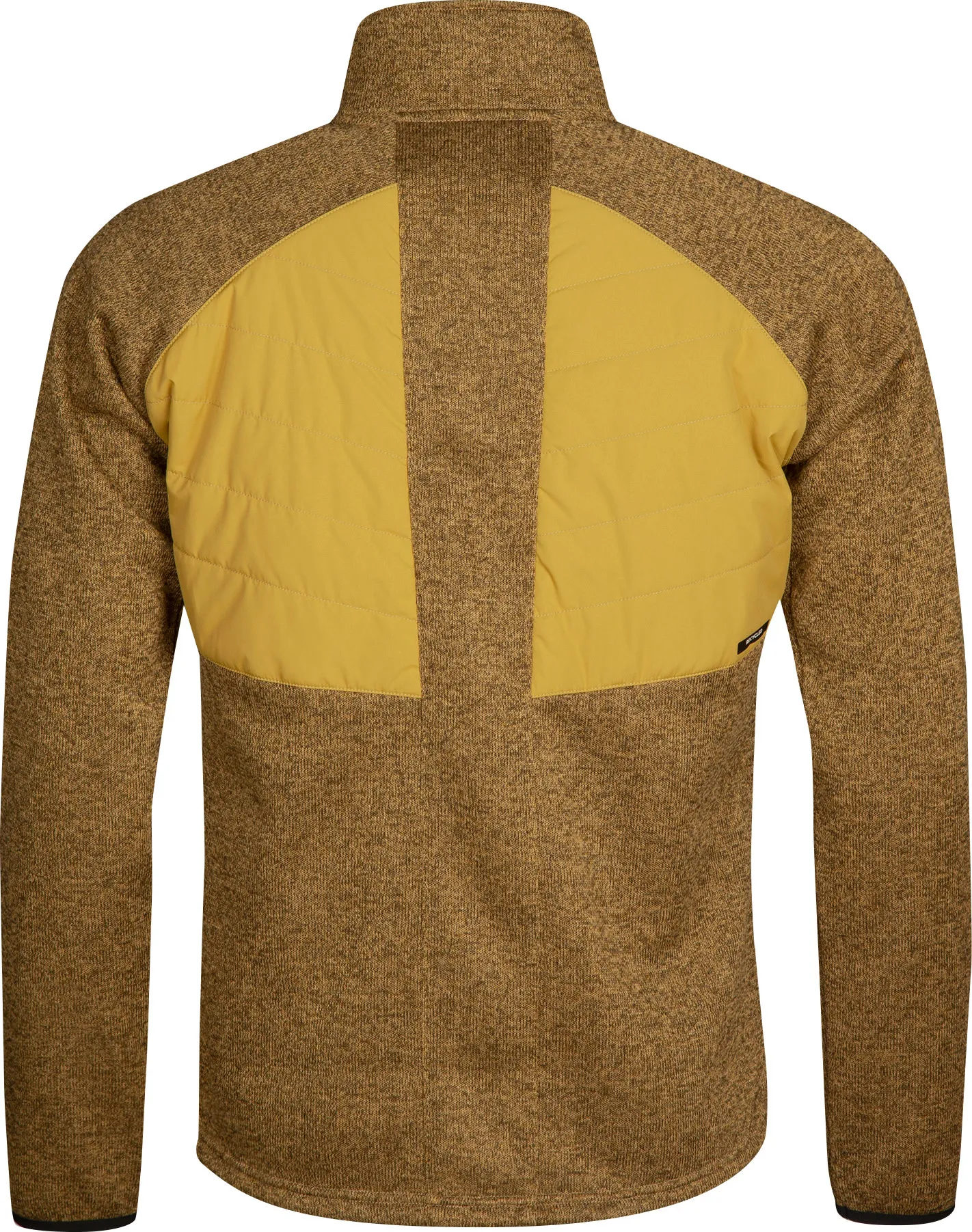Halti Men&#x27;s Streams Hybrid Knit Layer Jacket Dried Tobacco Yellow Melange | Buy Halti Men&#x27;s Streams Hybrid Knit Layer Jacket Dried Tobacco Yellow Melange here | Outnorth