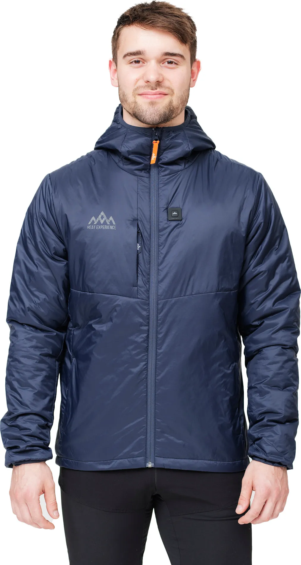 Heat Experience Men&#x27;s HeatX Heated Hybrid Jacket Navy Blue | Buy Heat Experience Men&#x27;s HeatX Heated Hybrid Jacket Navy Blue here | Outnorth