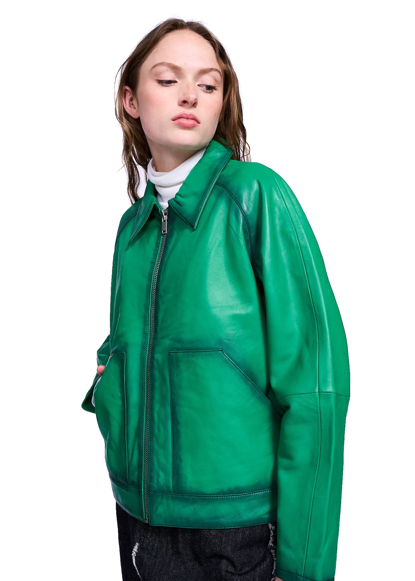 Hosbjerg Pompay Genuine Leather Jacket