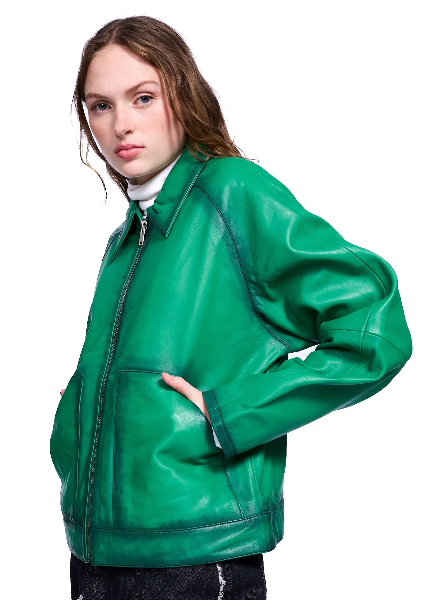Hosbjerg Pompay Genuine Leather Jacket