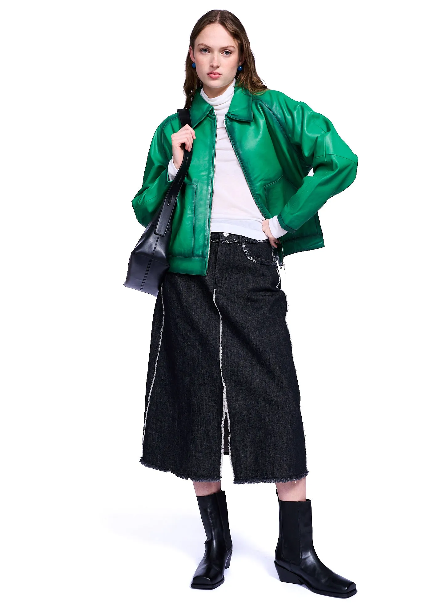Hosbjerg Pompay Genuine Leather Jacket