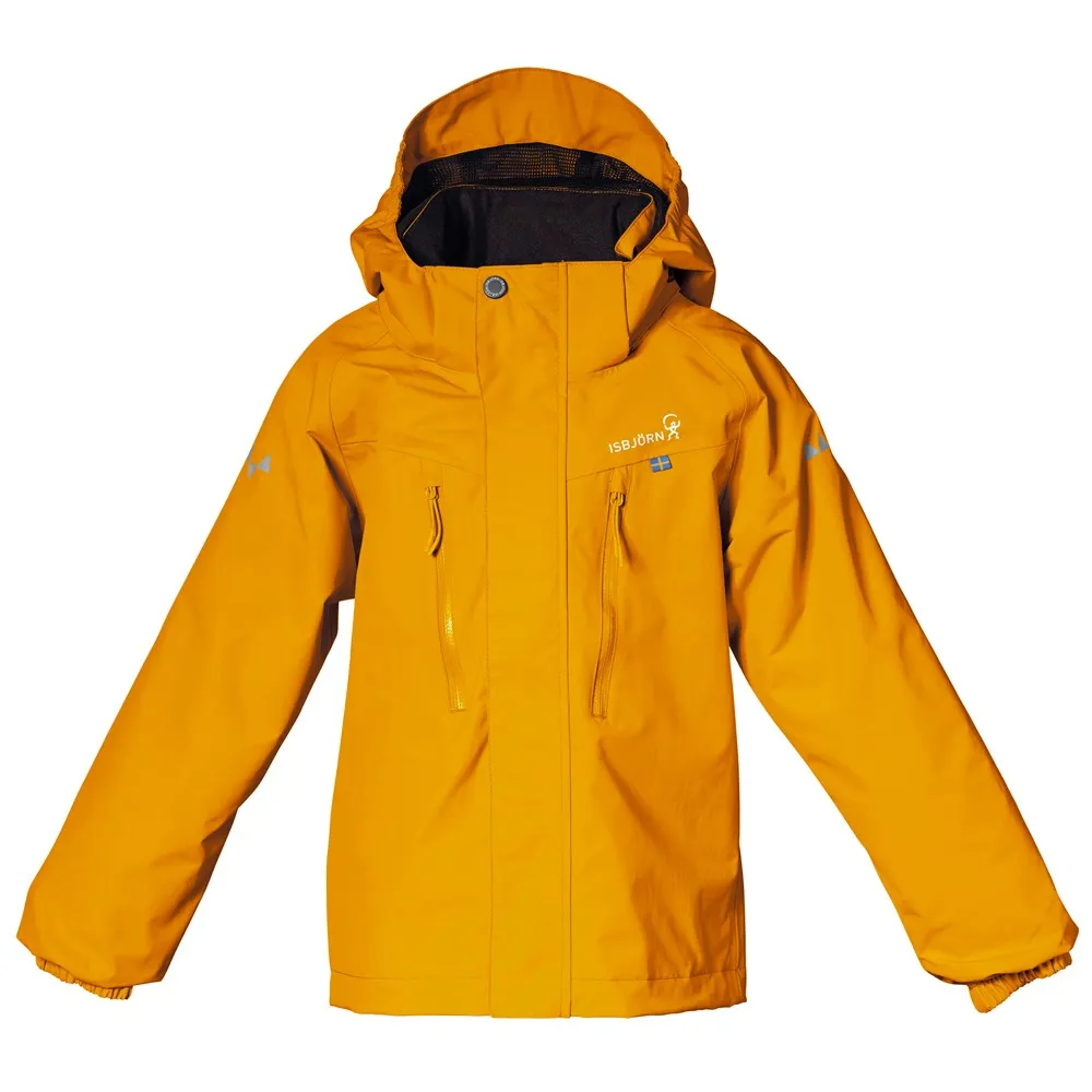 Isbjörn of Sweden Kids&#x27; Storm Hard Shell Jacket Saffron | Buy Isbjörn of Sweden Kids&#x27; Storm Hard Shell Jacket Saffron here | Outnorth