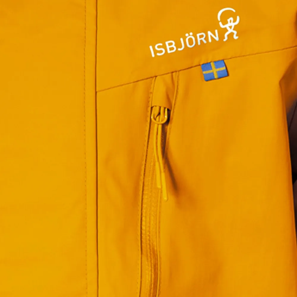 Isbjörn of Sweden Kids&#x27; Storm Hard Shell Jacket Saffron | Buy Isbjörn of Sweden Kids&#x27; Storm Hard Shell Jacket Saffron here | Outnorth