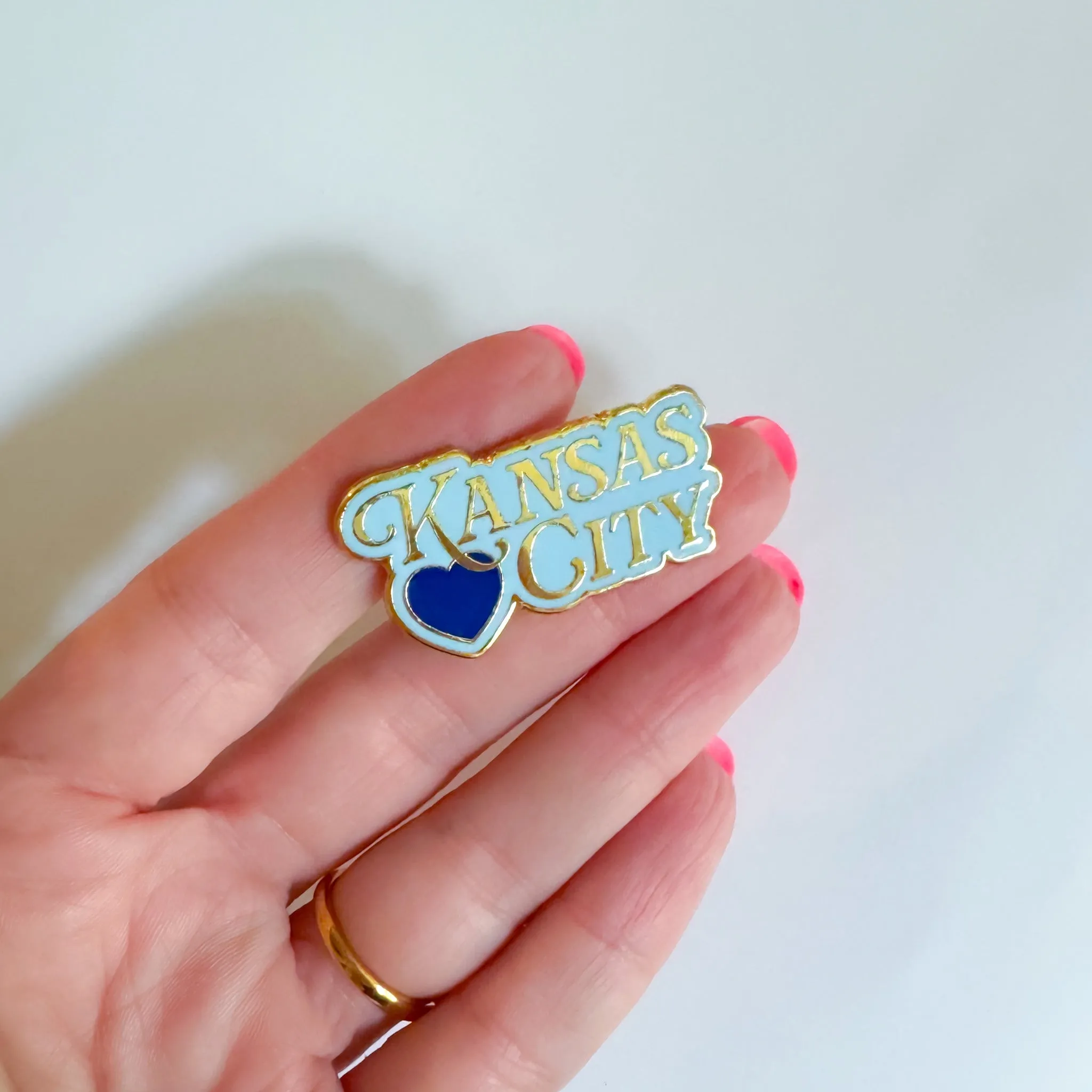 Kansas City Pins - Blue & Gold