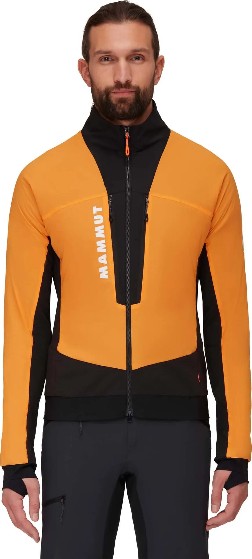 Mammut Men&#x27;s Aenergy IN Hybrid Jacket Tangerine/Black | Buy Mammut Men&#x27;s Aenergy IN Hybrid Jacket Tangerine/Black here | Outnorth