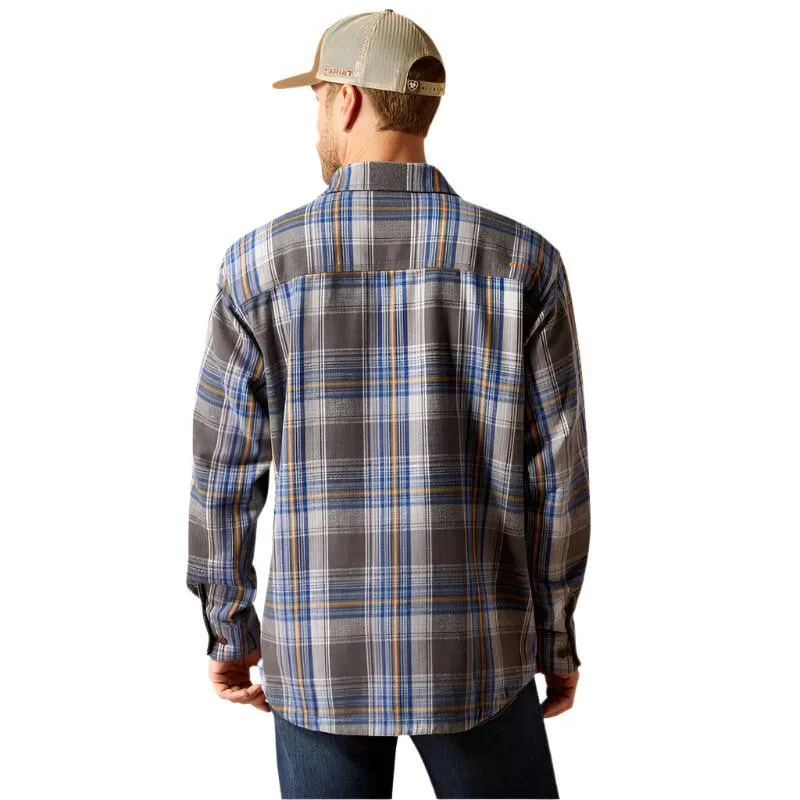 Men's Ariat Rebar Heavy Flannel Work Shirt 10052118