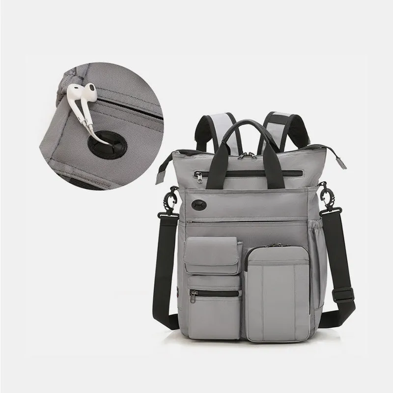 Multifunctional Water-resistant Scalable Handbag-Backpack