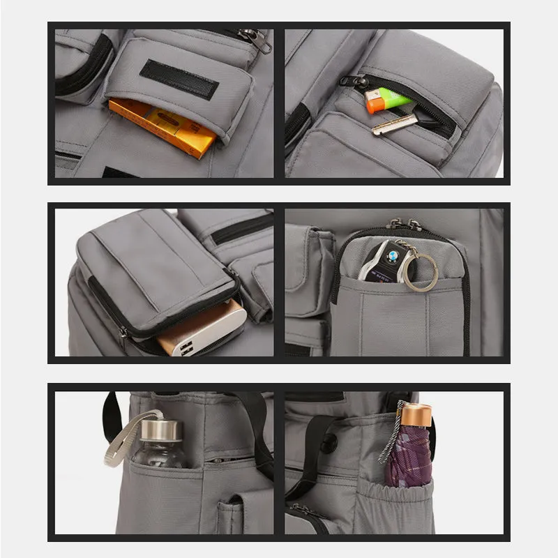 Multifunctional Water-resistant Scalable Handbag-Backpack