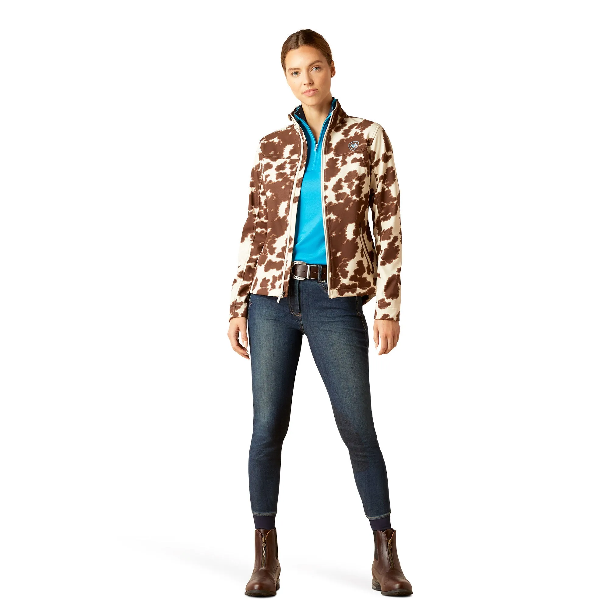 New Team Softshell Print Water Resistant Jacket