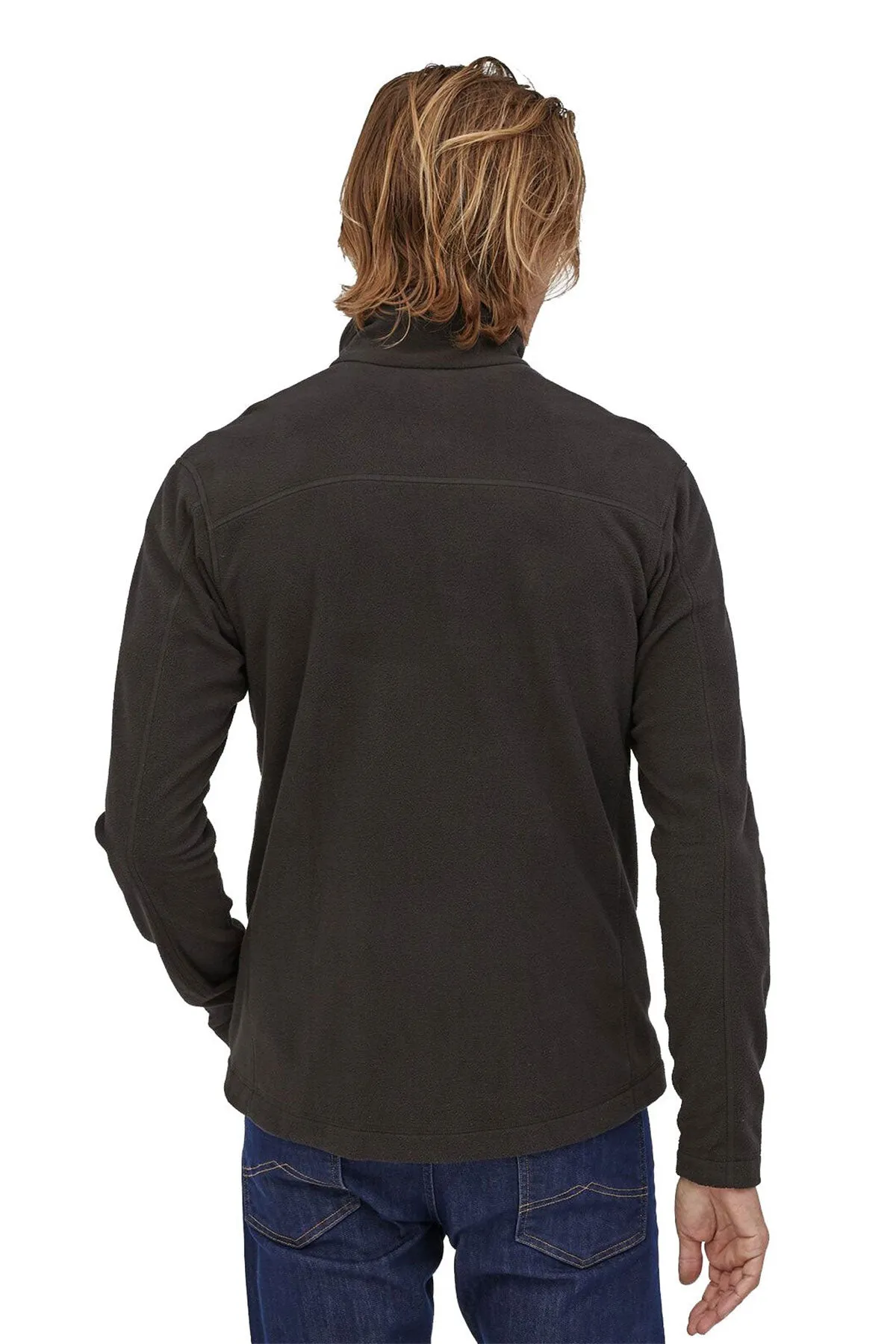 Patagonia Mens Micro D Custom Fleece Jackets, Black