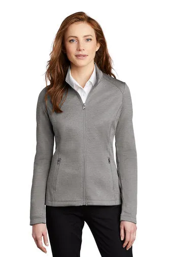 Port Authority ® Ladies Diamond Heather Fleece Full-Zip Jacket w/ CMC logo