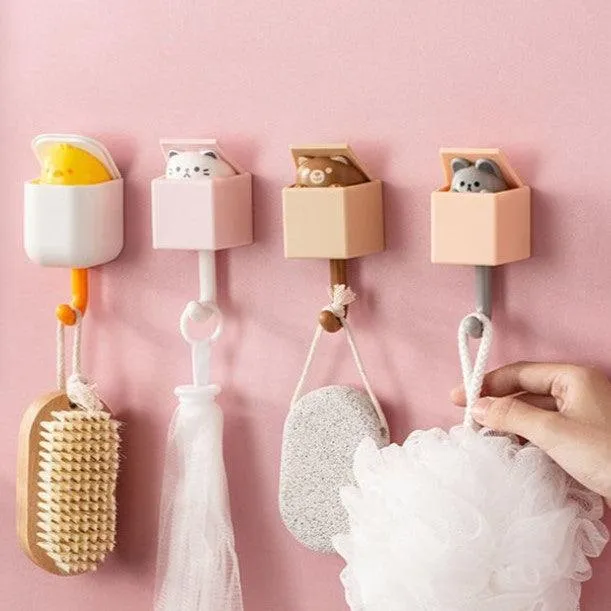 Pouncing Peg Self Adhesive Hook