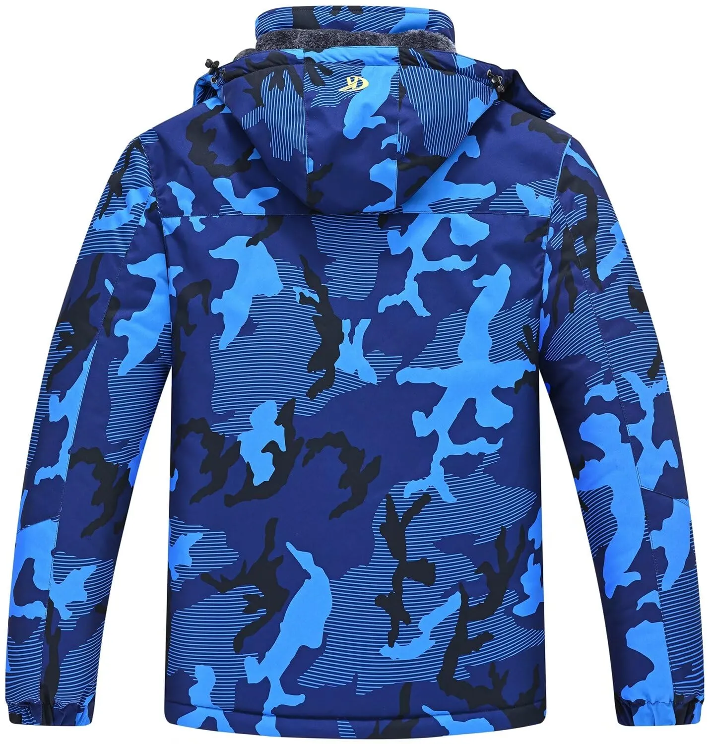 QPNGRP Mens Waterproof Ski Snowboard Jacket Winter Windproof Snow Coat