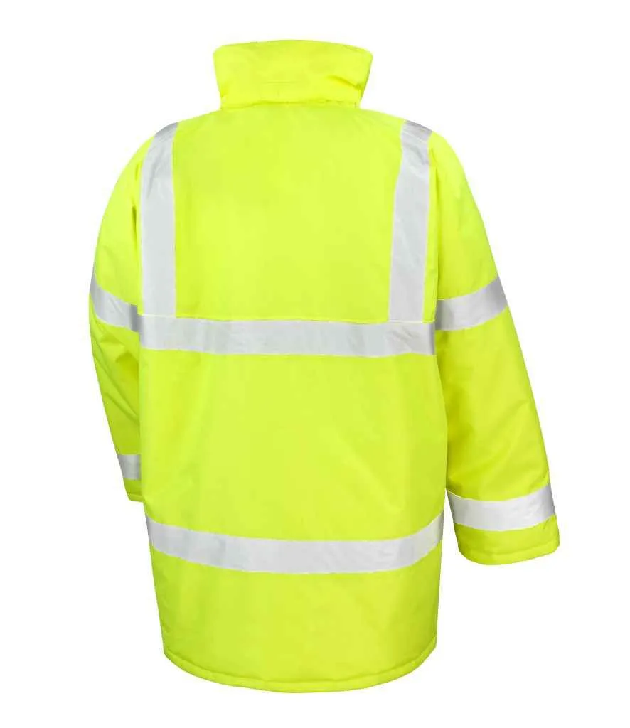 Result Core Hi-Vis Motorway Coat | Fluorescent Yellow