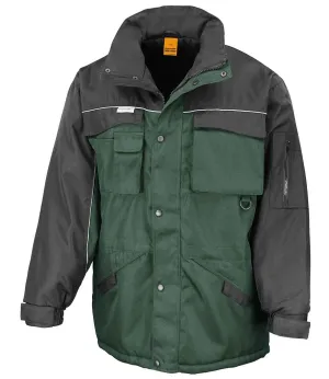 Result Work-Guard Heavy Duty Combo Coat | Bottle Green/Black
