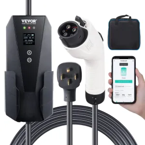 VEVOR Level 2 Portable EV Charger, 32 Amp 240V, Electric Vehicle