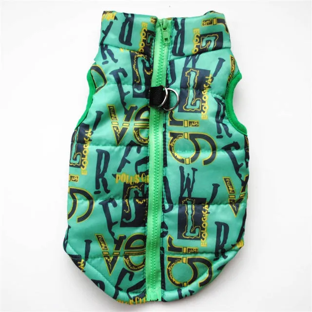 Warm Dog Clothes For Small Dog Windproof Winter