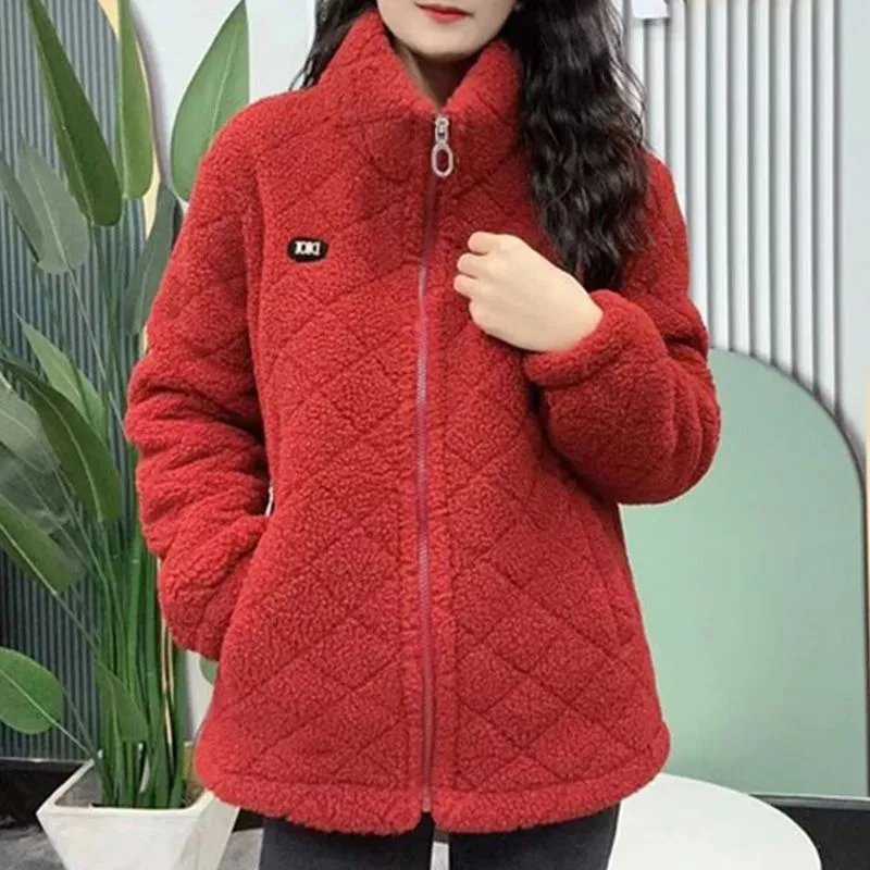Winter Gift! Women’s Thick Faux Cashmere Thermal Coat