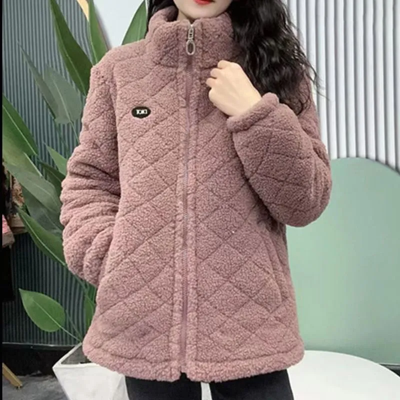 Winter Gift! Women’s Thick Faux Cashmere Thermal Coat